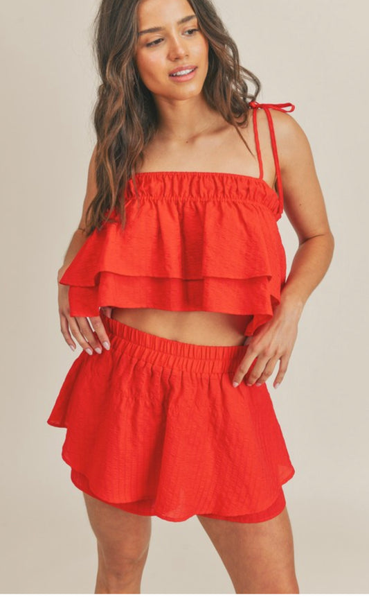 TOMATO SKORT SET