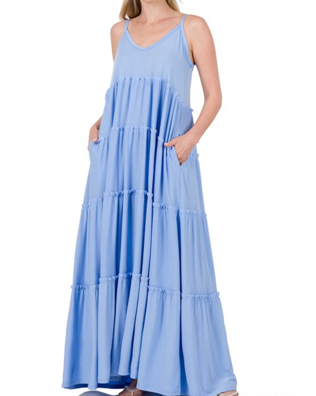 IN BLOOM MAXI BLUE