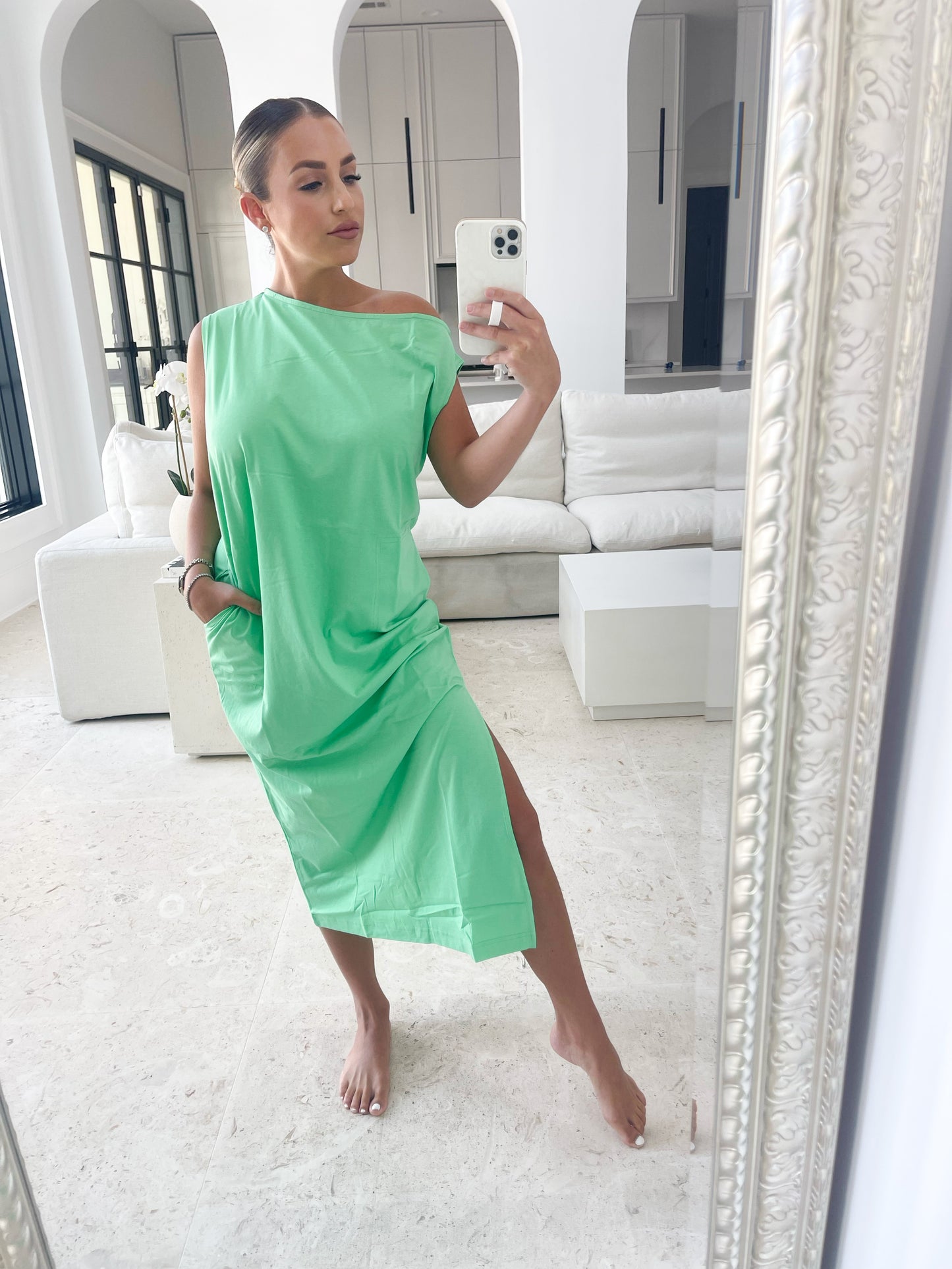 MELANI MIDI GREEN APPLE